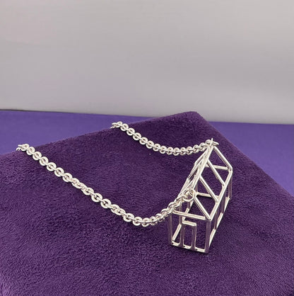 Greenhouse necklace with door detail