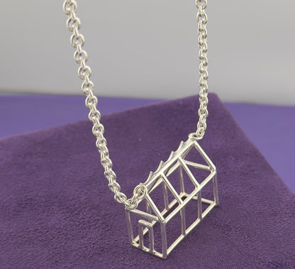 Greenhouse necklace with door detail