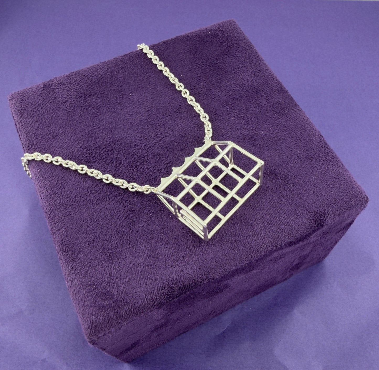 Greenhouse necklace with door detail