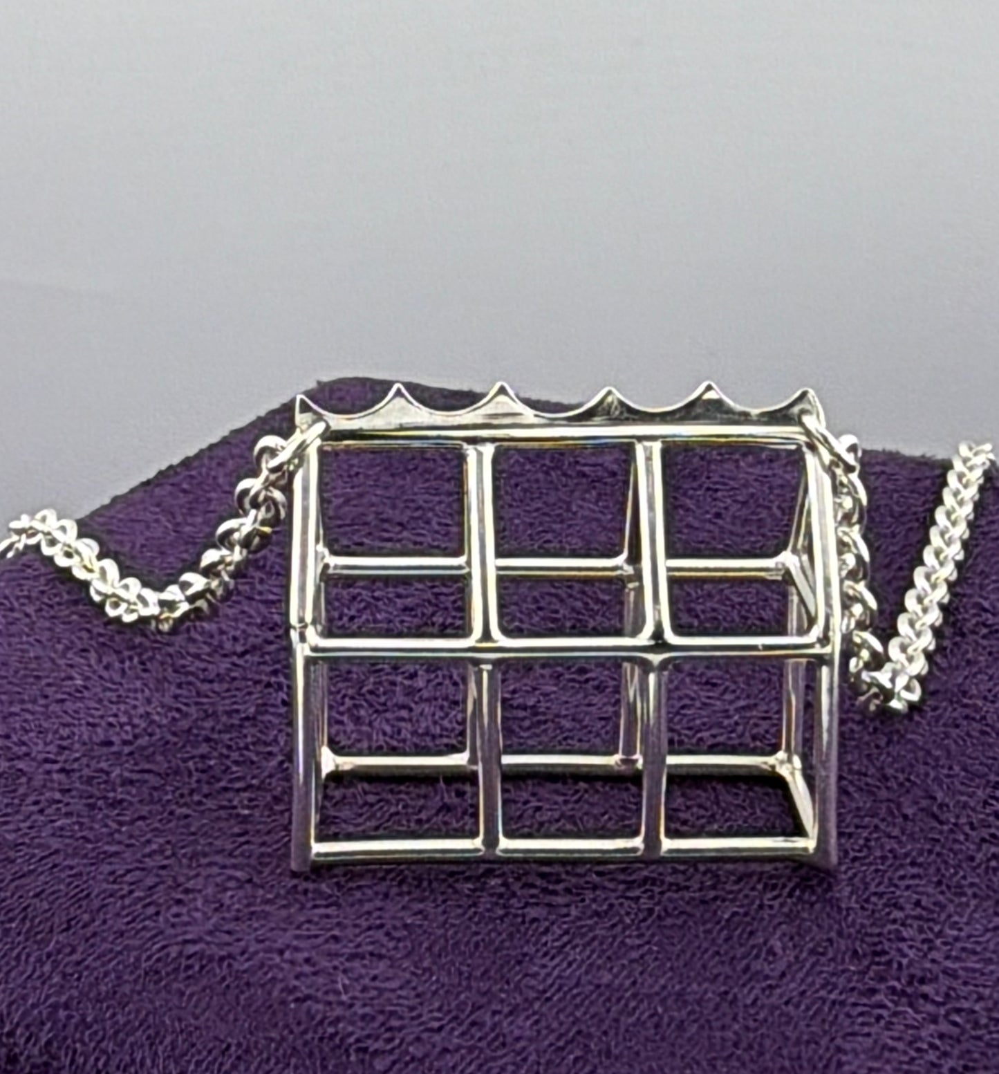 Greenhouse necklace with door detail