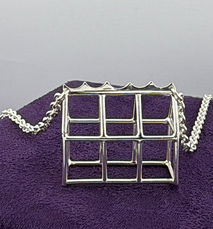 Greenhouse necklace with door detail