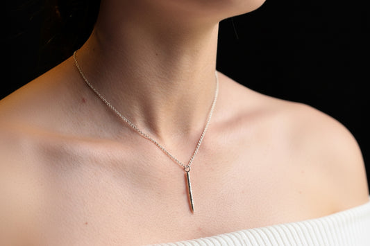 Hammered Rod pendant