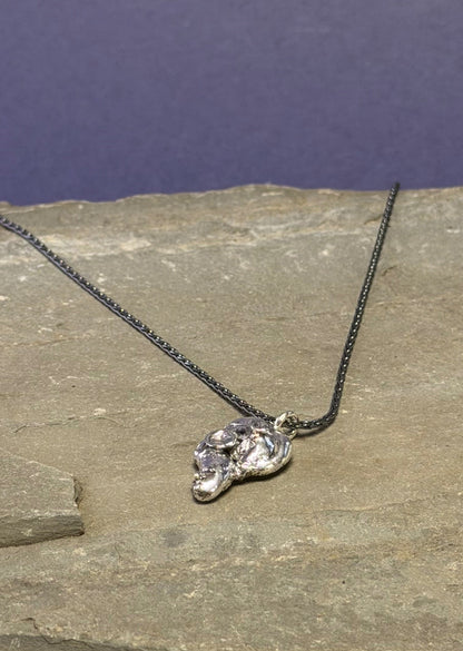 Alchemy Sterling Silver molten pendant