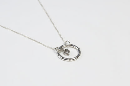 Alchemy pendant in studio
