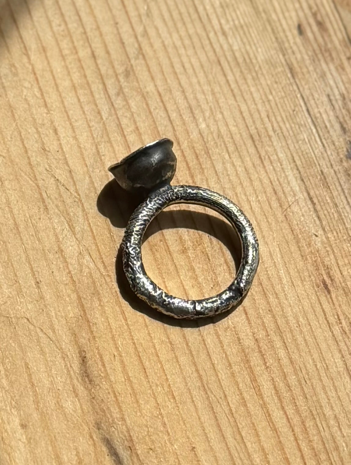 Alchemy silver cup ring
