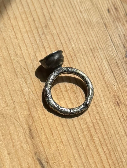 Alchemy silver cup ring