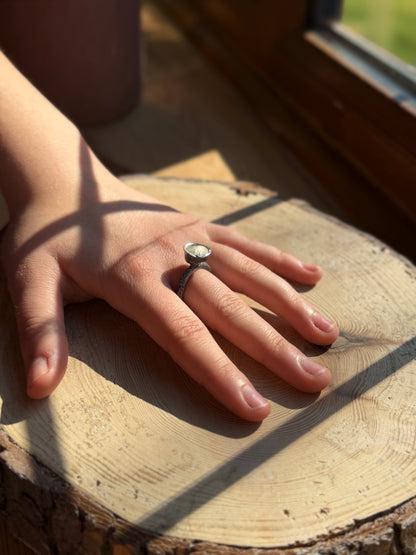 molten cup ring on hand
